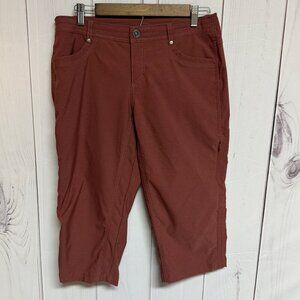 KÜHL Women’s Trekr Kapri Pants – Size 8, Burnt Sienna, EUC